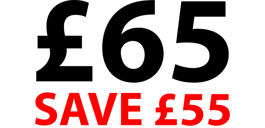 £45 - Save £35 £45 - Save £35